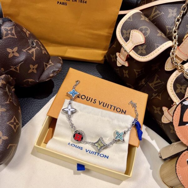 replica,repliche,fake,1:1,earrings,bracelet,ring,jewelry Bracciale con perline floreali Louis Vuitton (KGYJA)