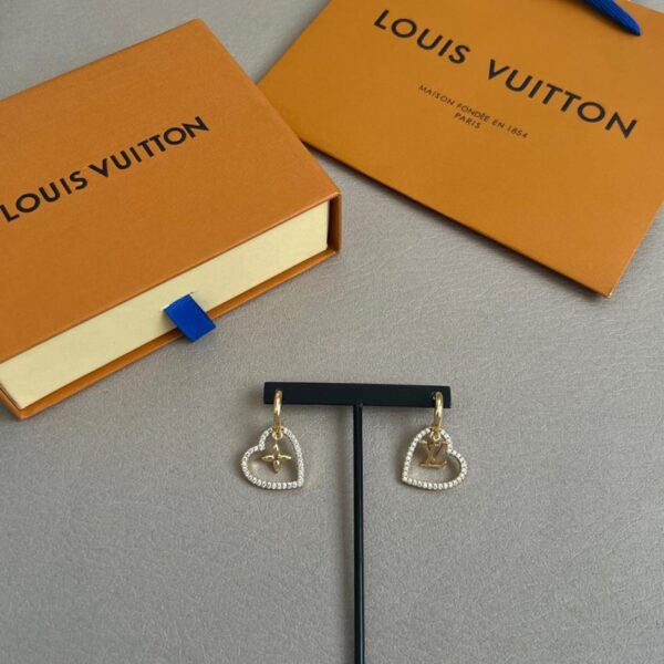 replica,repliche,fake,1:1,earrings,bracelet,ring,jewelry Orecchini LV versione avanzata (QC56D)