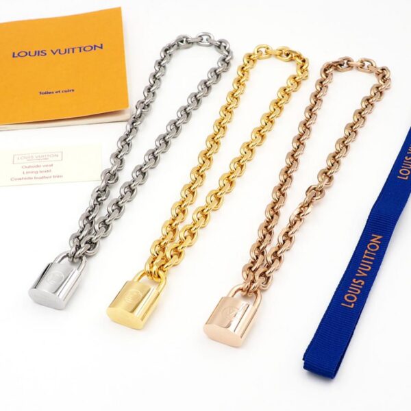 replica,repliche,fake,1:1,earrings,bracelet,ring,jewelry Collana LV New Lock LV Edge Cadenas (8XOHD)