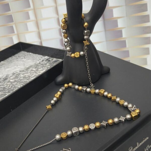 replica,repliche,fake,1:1,earrings,bracelet,ring,jewelry Collana DAMIER PARTY Nuovo modello M02234(69ZL2)