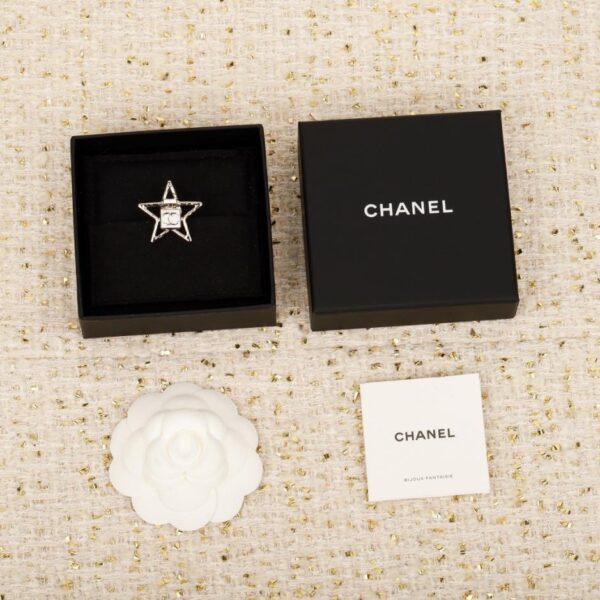 Spilla a forma di flacone di profumo Chanel a forma di stella a cinque punte (KTMHU)