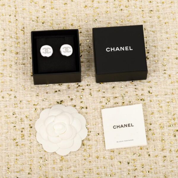 Orecchini Chanel Round Oil Drop Double C (EBRNB)
