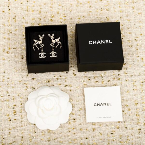 Orecchini Chanel a forma di cervo (2MCSJ)