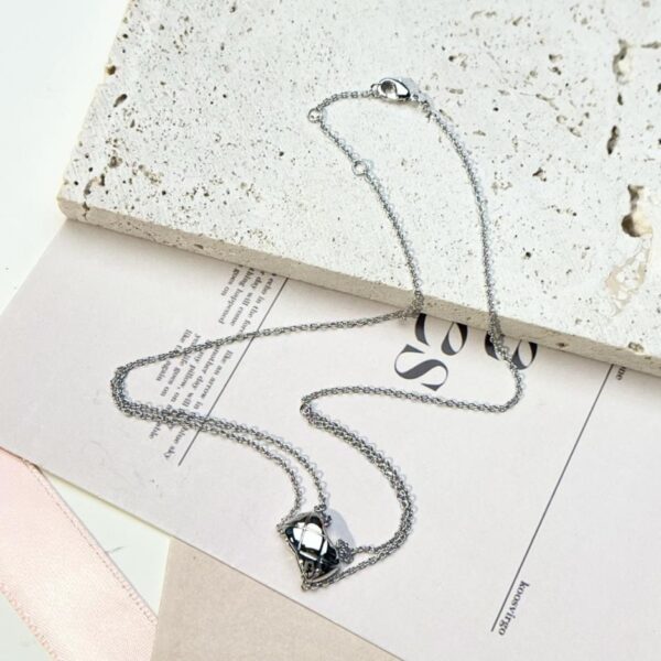 replica,repliche,fake,1:1,earrings,bracelet,ring,jewelry Collana Chanel Coco senza diamanti (B3H61)