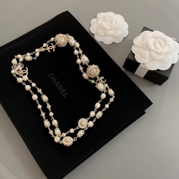 replica,repliche,fake,1:1,earrings,bracelet,ring,jewelry Catena per maglioni a sfera cava (2CHCG)