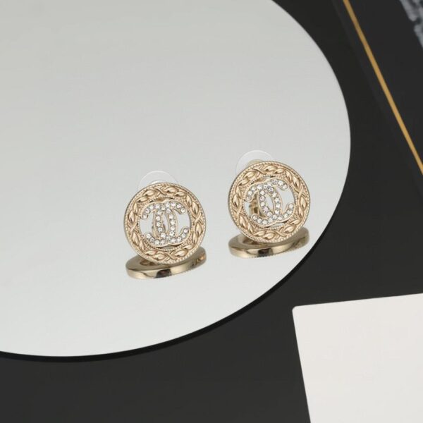 Orecchini Chanel Doppia C in argento 925 (H89HQ)