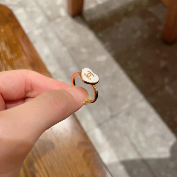 replica,repliche,fake,1:1,earrings,bracelet,ring,jewelry Anello Chanel doppia C (8IB5K)