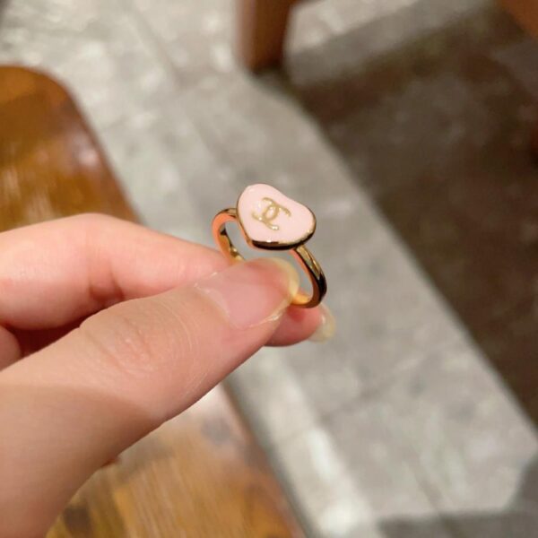replica,repliche,fake,1:1,earrings,bracelet,ring,jewelry Anello Chanel doppia C (KKG7W)