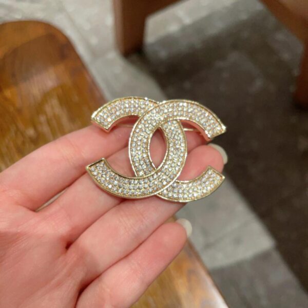 replica,repliche,fake,1:1,earrings,bracelet,ring,jewelry Nuovi modelli CHANEL sincronizzati nuova spilla Chanel (6PSSO)