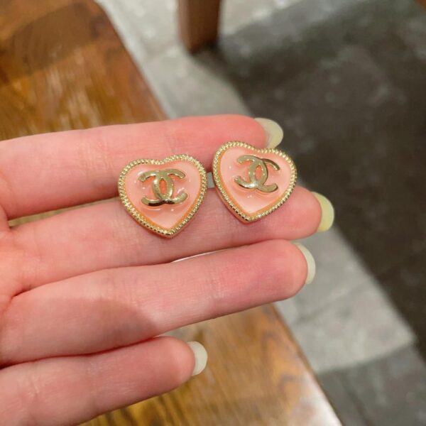 replica,repliche,fake,1:1,earrings,bracelet,ring,jewelry Orecchini vintage Chanel con doppia C, replica originale del logo (4IWDO)