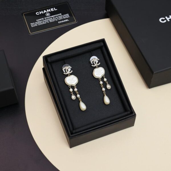 Orecchini pendenti con nappe poligonali a forma di nuvola Chanel 25A Handcraft Workshop (VZJYZ)