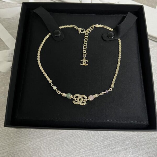 Collana Chanel 25A New Color Crystal Double C (H15R0)