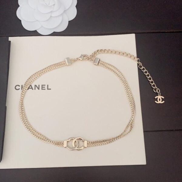 replica,repliche,fake,1:1,earrings,bracelet,ring,jewelry L’ultima collana a doppio strato di Chanel è realizzata in ottone ZP (80DEQ)