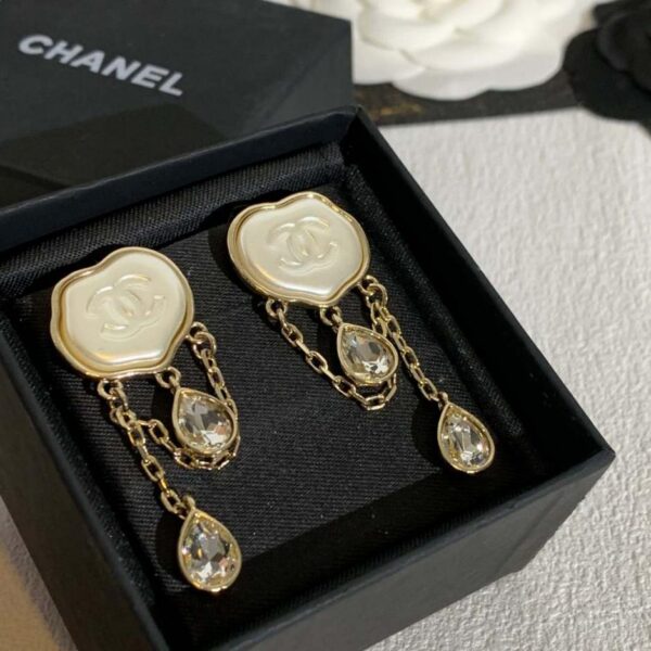 replica,repliche,fake,1:1,earrings,bracelet,ring,jewelry Nuovi orecchini Chanel 25A (VXSMI)