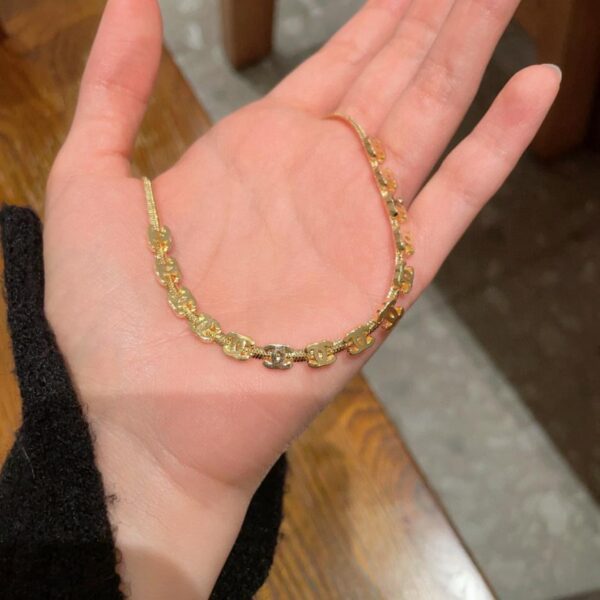 replica,repliche,fake,1:1,earrings,bracelet,ring,jewelry Collana vintage con lettera Chanel (Q9TLF)
