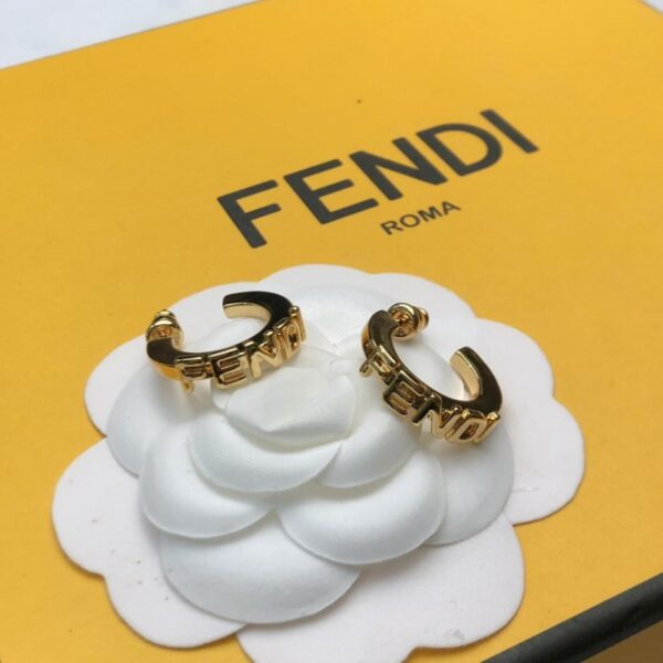 replica,repliche,fake,1:1,earrings,bracelet,ring,jewelry Orecchini con logo FENDI, personalizzazione di alta gamma (M7Y2N)
