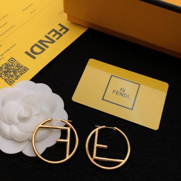 replica,repliche,fake,1:1,earrings,bracelet,ring,jewelry Orecchini FENDI di alta qualità personalizzabili (R64QP)