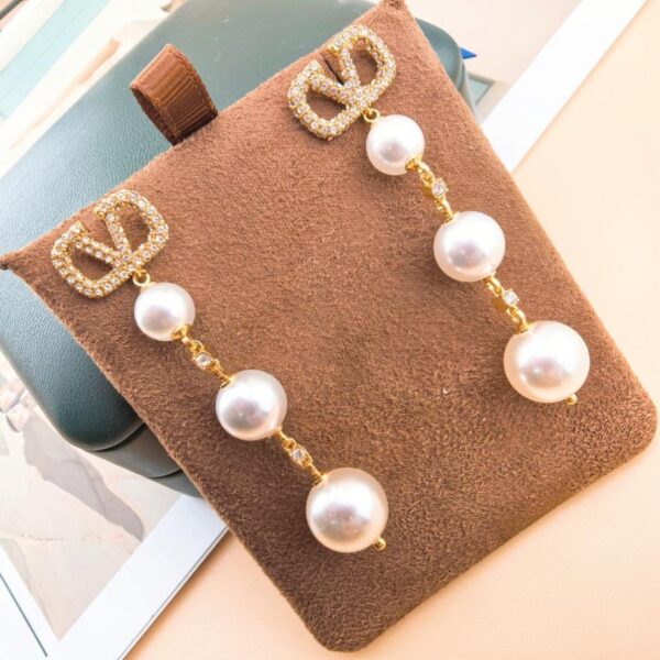 replica,repliche,fake,1:1,earrings,bracelet,ring,jewelry Orecchini Valentino in oro (9VXUE)