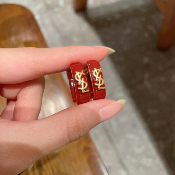 Nuovi orecchini YSL in argento 925 a forma di ago (GW3XU)