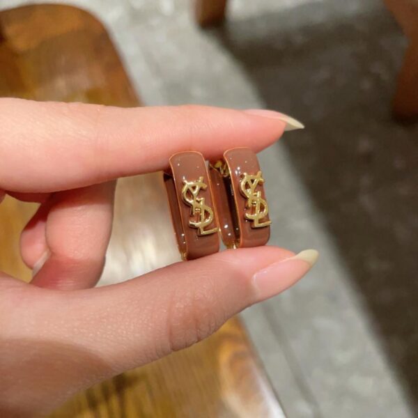 replica,repliche,fake,1:1,earrings,bracelet,ring,jewelry Nuovi orecchini YSL in argento 925 a forma di ago (U8VY4)