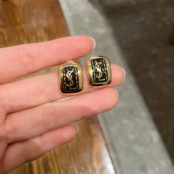 replica,repliche,fake,1:1,earrings,bracelet,ring,jewelry Nuovi orecchini YSL in argento 925 con ago (CFIBA)