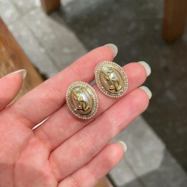 replica,repliche,fake,1:1,earrings,bracelet,ring,jewelry Nuovi orecchini YSL in argento 925 a forma di ago (YRUR8)