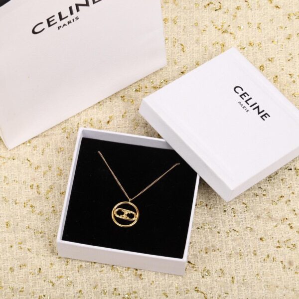 Collana con orecchini e motivo Arc de Triomphe di Celine (RO5EC)
