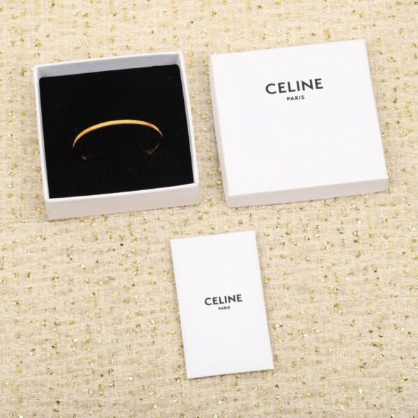 replica,repliche,fake,1:1,earrings,bracelet,ring,jewelry Bracciale aperto con lettera Celine (0XN1U)