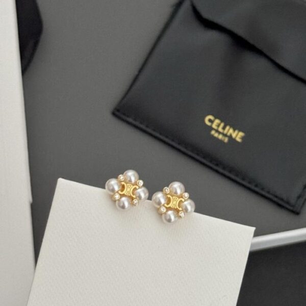 replica,repliche,fake,1:1,earrings,bracelet,ring,jewelry Orecchini di perle CELINE (GG6AI)