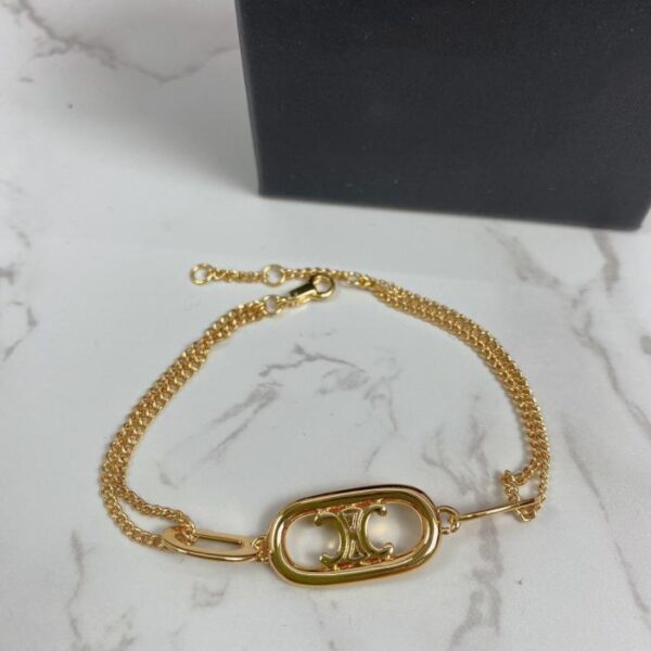 replica,repliche,fake,1:1,earrings,bracelet,ring,jewelry Bracciale Celine Synchronous Counter (62SJW)