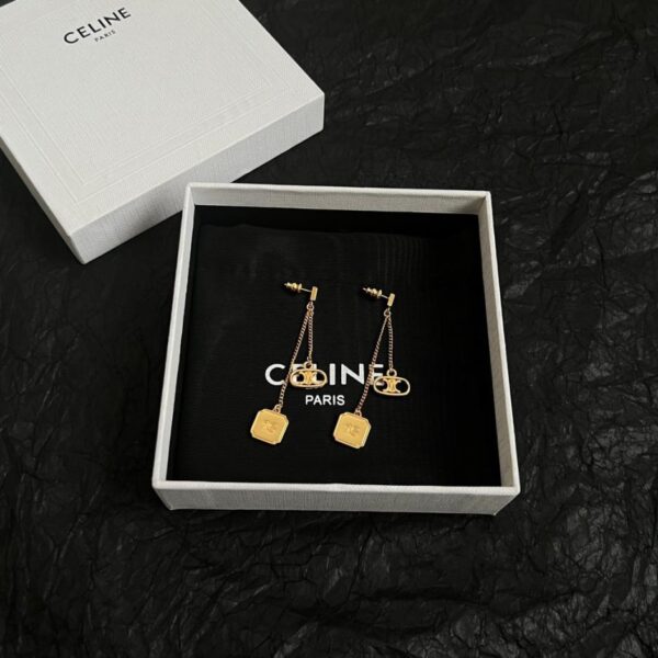 replica,repliche,fake,1:1,earrings,bracelet,ring,jewelry Orecchini pendenti Arco di Trionfo Celine (BR0KB)