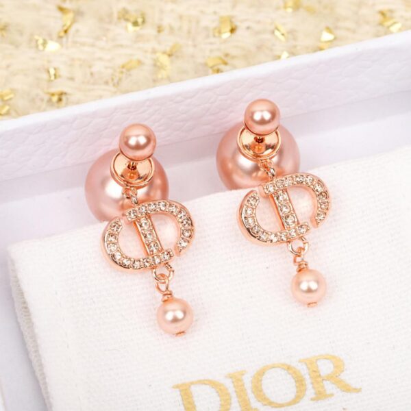 Orecchini Dior CD con perle grandi e piccole (68YBB)
