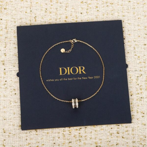 Collana Dior in smalto con diamanti (OF55U)