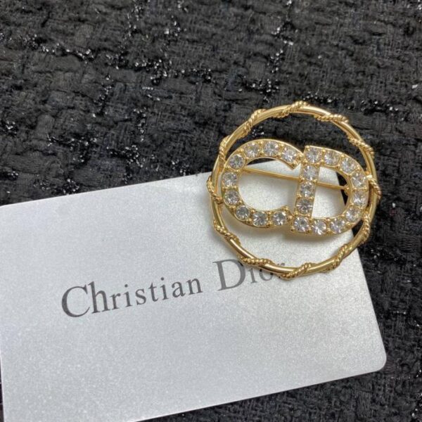replica,repliche,fake,1:1,earrings,bracelet,ring,jewelry Spilla Dior con contatore sincrono (WXHAJ)