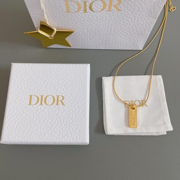 Collana Dior con piccola barra d'oro (SD7QR)