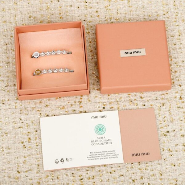 replica,repliche,fake,1:1,earrings,bracelet,ring,jewelry Fermaglio per capelli Miu Miu (4X0XT)