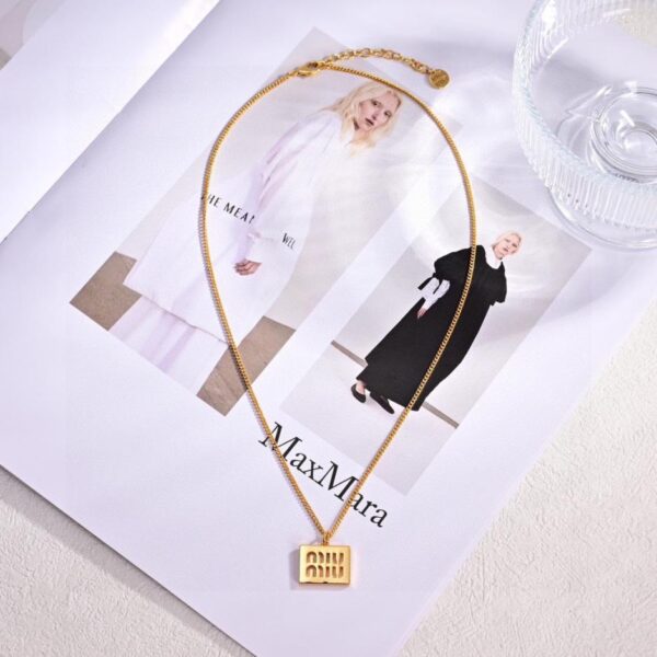 replica,repliche,fake,1:1,earrings,bracelet,ring,jewelry Collana + bracciale Miu Miu (H8B3L)