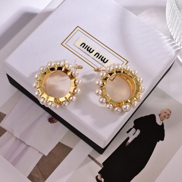 replica,repliche,fake,1:1,earrings,bracelet,ring,jewelry Orecchini di perle Miu Miu ️(TFGB1)