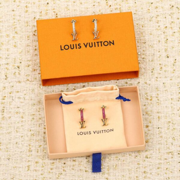 replica,repliche,fake,1:1,earrings,bracelet,ring,jewelry Orecchini a bottone verdi Louis Vuitton (P22GM)
