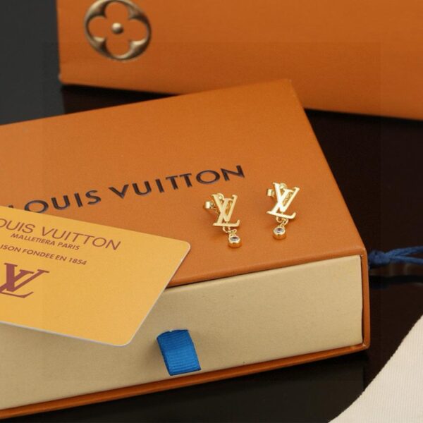 replica,repliche,fake,1:1,earrings,bracelet,ring,jewelry Orecchini con lettere Louis Vuitton (ELASZ)