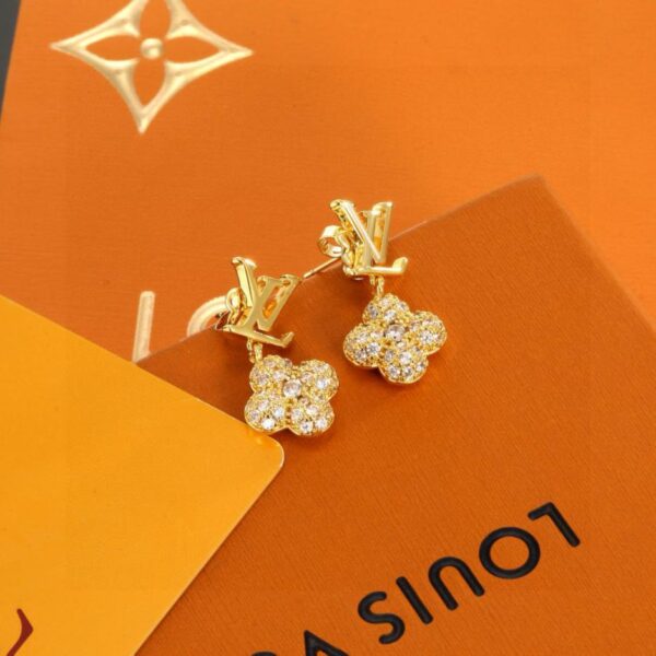replica,repliche,fake,1:1,earrings,bracelet,ring,jewelry Orecchini a bottone Louis Vuitton (3VKQL)