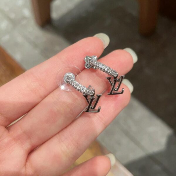 replica,repliche,fake,1:1,earrings,bracelet,ring,jewelry Orecchini LV originali in ottone e argento sterling 925 (XF9PE)