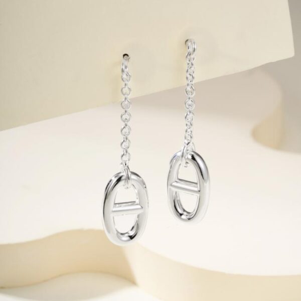 replica,repliche,fake,1:1,earrings,bracelet,ring,jewelry Orecchini Hermes Farandole a forma di naso di maiale (OZN63)