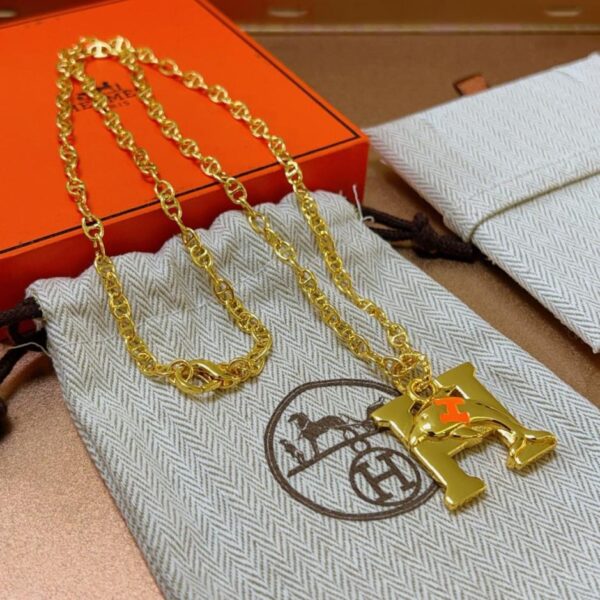 replica,repliche,fake,1:1,earrings,bracelet,ring,jewelry Collana Hermès (2DRHZ)