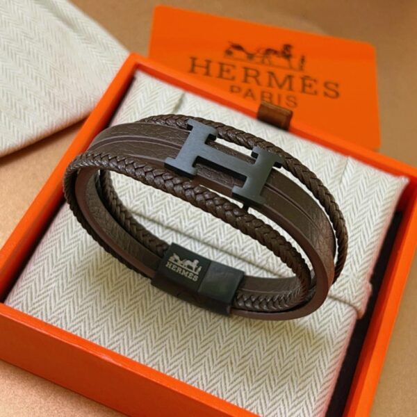 replica,repliche,fake,1:1,earrings,bracelet,ring,jewelry Nuovo arrivo bracciale Hermès, ultimo modello, strato superiore in pelle bovina lavorata a mano (CUS7C)