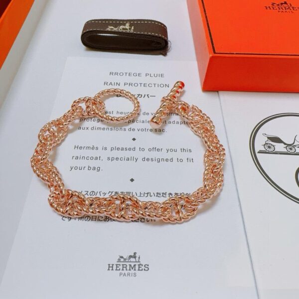 replica,repliche,fake,1:1,earrings,bracelet,ring,jewelry Nuovo bracciale Hermès Thick Gold Edition (KRVYP)