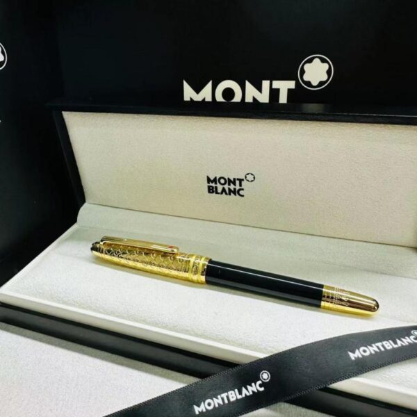 replica,repliche,fake,1:1,earrings,bracelet,ring,jewelry Penna stilografica Mont Blanc Signature, penna a sfera, nuovo stile (8EMF7)