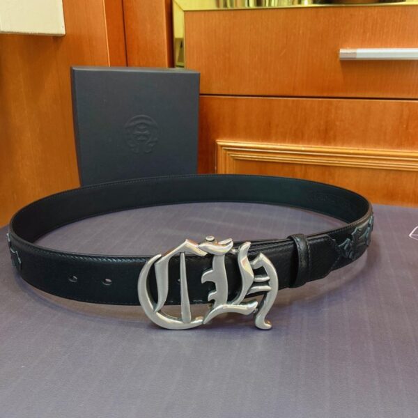 replica,repliche,fake,1:1,earrings,bracelet,ring,jewelry Modello staccabile Chrome Hearts, hardware in argento 925 placcato in rame puro, pelle originale importata (FAYE6)