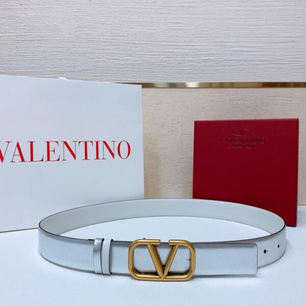 replica,repliche,fake,1:1,earrings,bracelet,ring,jewelry VALENTINO GARAVANI VLOGO SIGNATURE cintura reversibile con fibbia classica in ottone in pelle di vitello lucida (GWBKM)