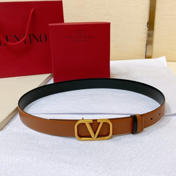 replica,repliche,fake,1:1,earrings,bracelet,ring,jewelry VALENTINO GARAVANI VLOGO SIGNATURE cintura reversibile con fibbia classica in ottone in pelle di vitello lucida (LBKYV)